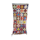 Tapis marocain Boucherouite 200 cm x 90cm