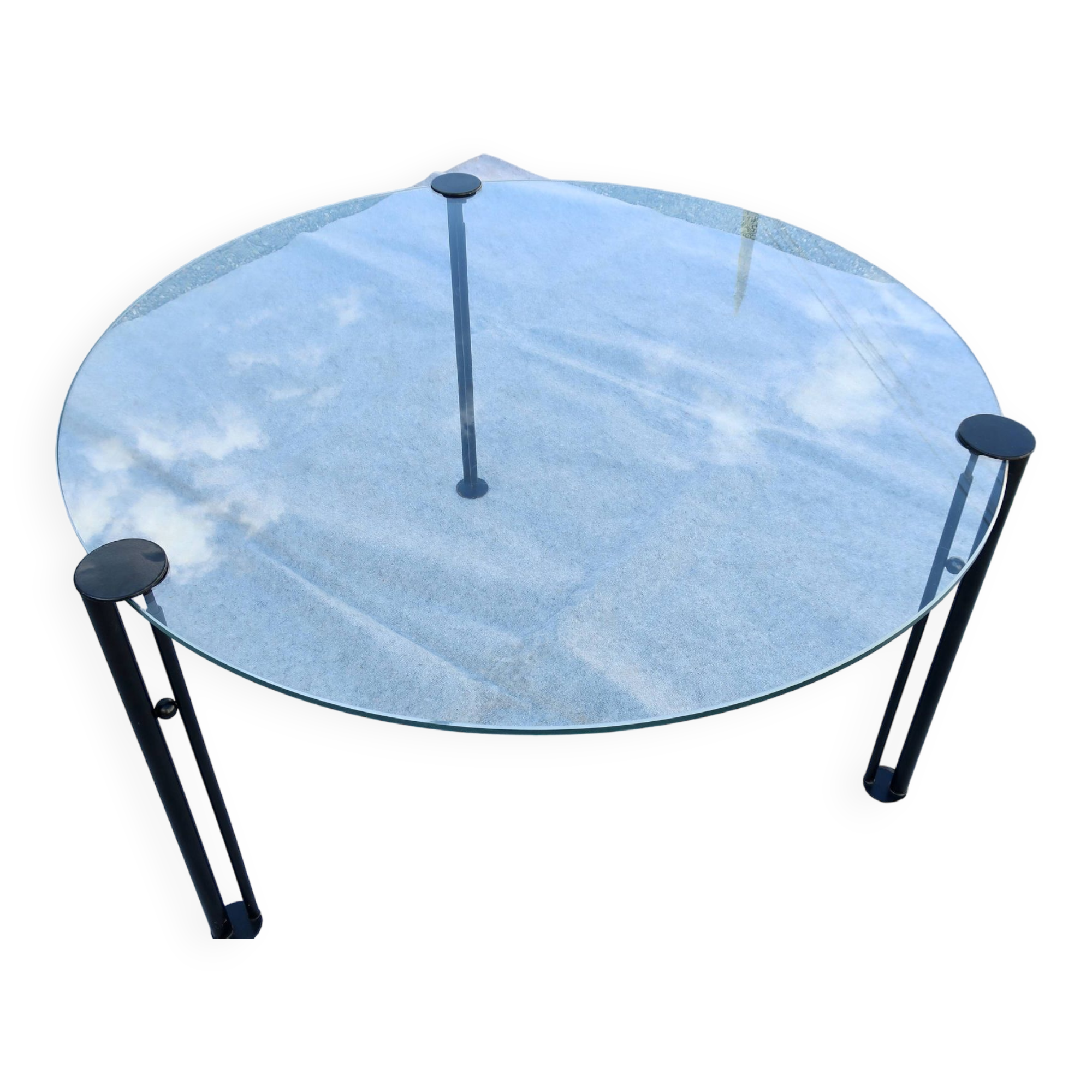 Round table "joe ship" design Philippe Starck circa 1982, 120 cm