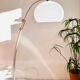 Vintage booglamp jaren 70 Hustadt Leuchten