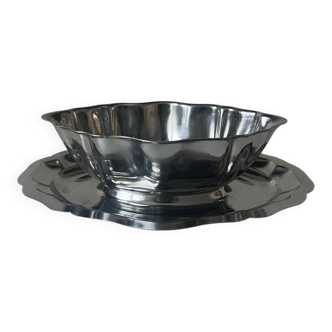 Vintage stainless steel sauce boat from the 70s.