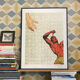 Tirage signé collage Puzzle Tarzan
