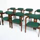 Lot de 8 chaises Pamplona par Augusto Savini pour Pozzi, Italie, années 1960
