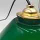 Suspension Cone opaline verte