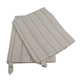 Lot of two old linen towels - Bragard Etiquette in Epinal - circa 1920-1930