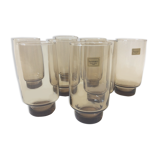 8 Luminarc smoked glasses