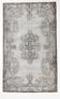 Tapis turc classique gris et marron