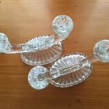 Pair of art deco candle holders