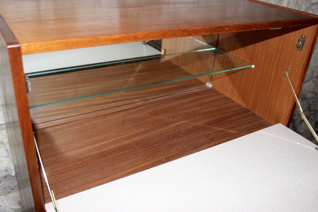 Scandinavian style vintage secretary in teak