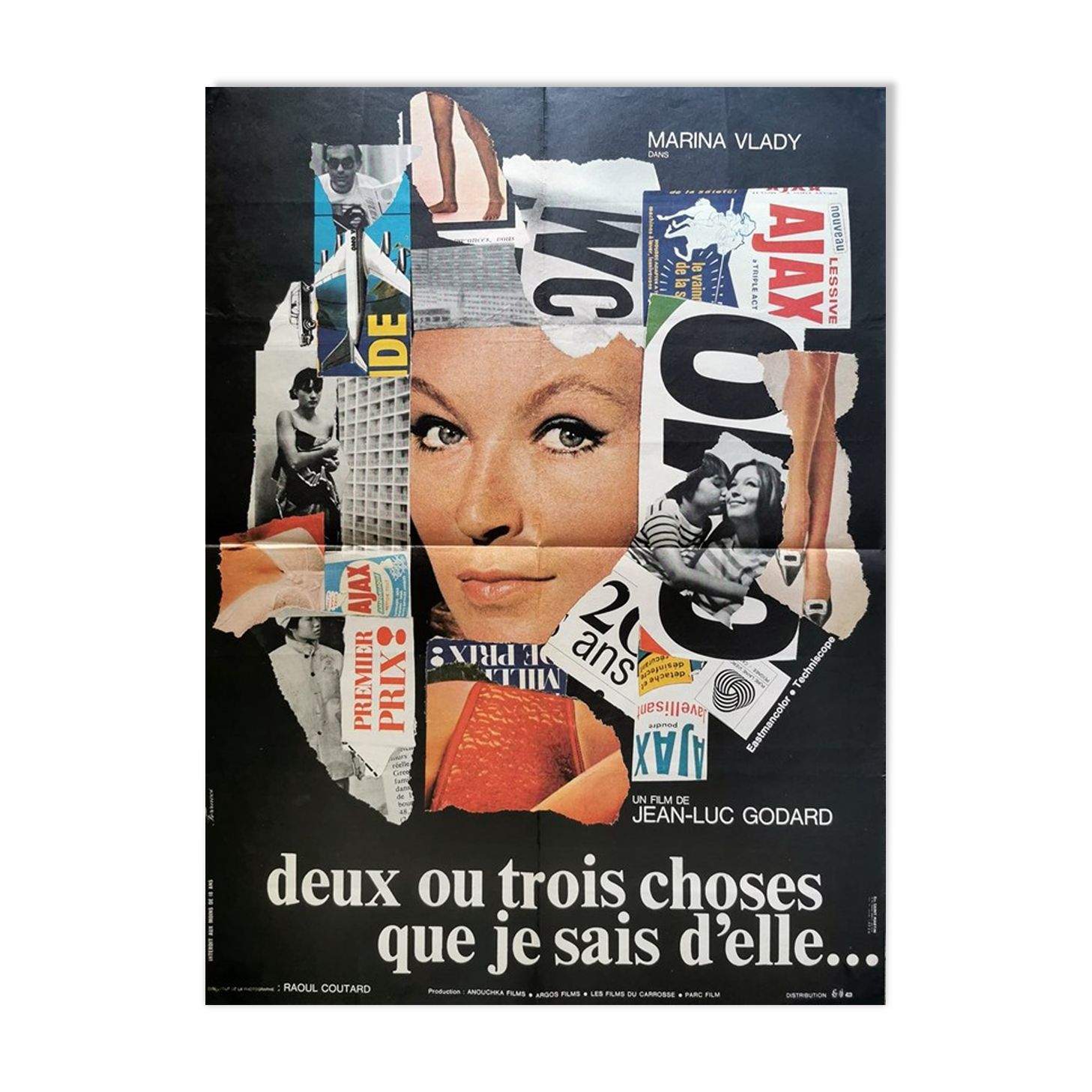 Original poster 1967 two or three things i know about her jean luc godard