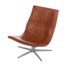 Lounge chair De Sede Model DS-51 cognac color and made of leather  1970 Switzerland