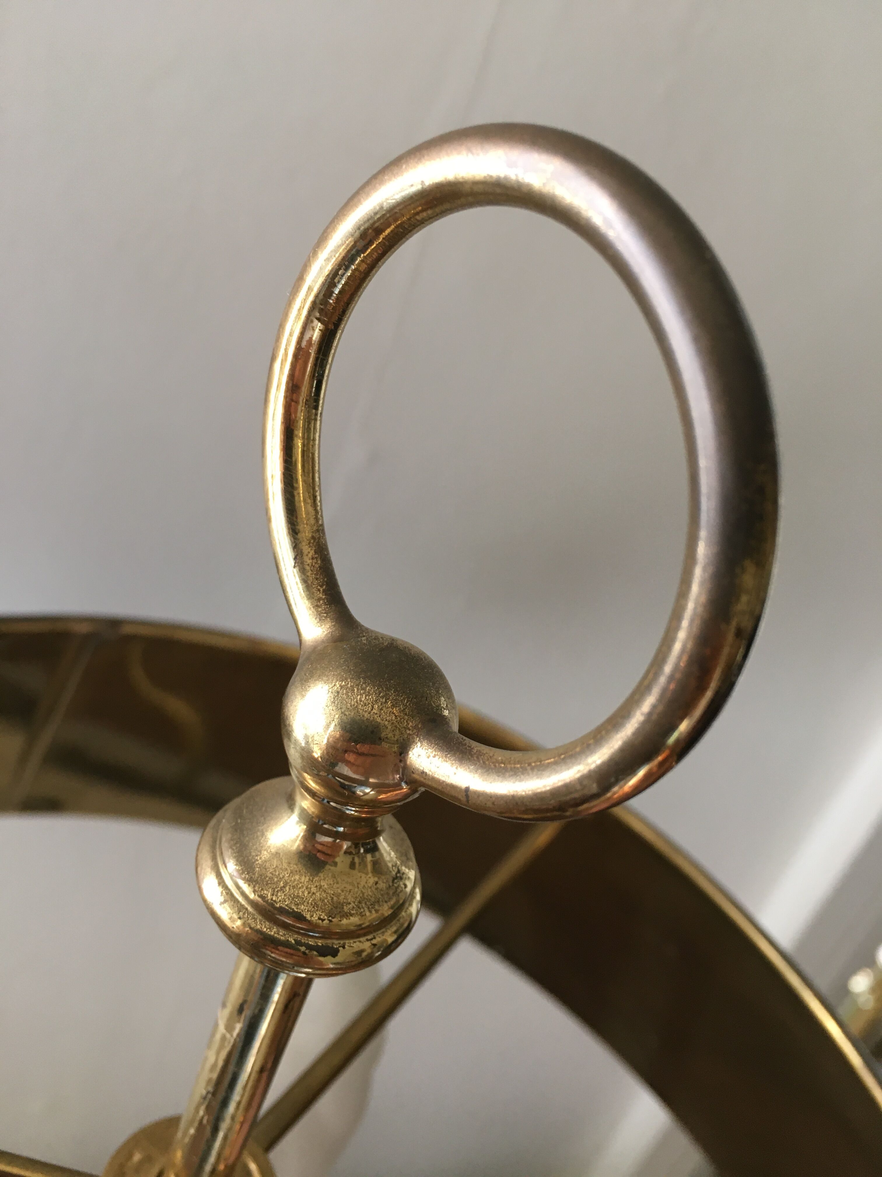 Golden bronze hot water lamp