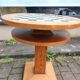 Table D'échecs Ronde - Bois - Faïence - carrelage