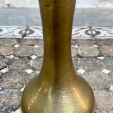 Vintage handcrafted brass vase