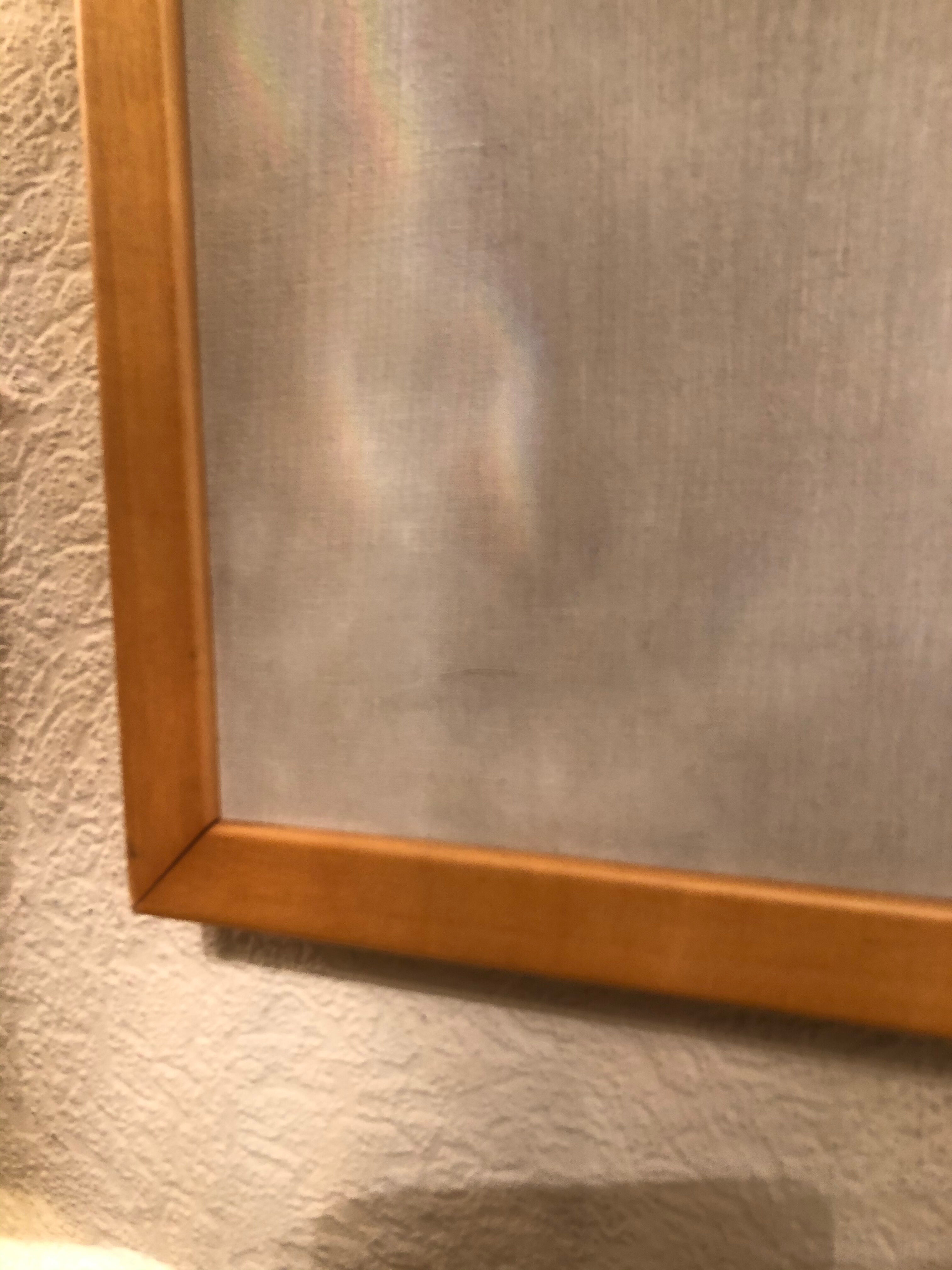 Contemporary painting framed and signed