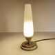 Vintage Lamp 50s Glass, Brass Glass, Yellow