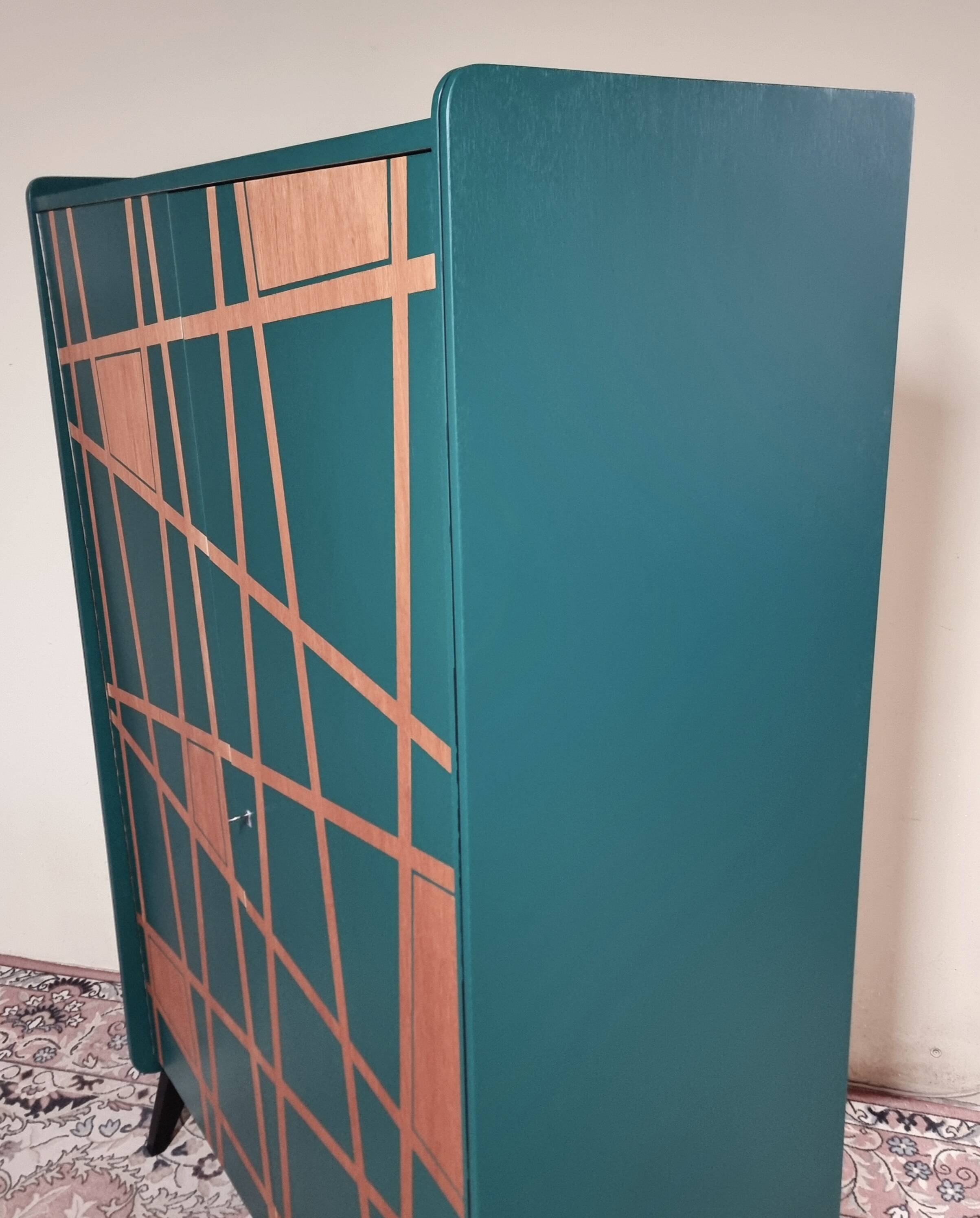 Vintage Wardrobe in Ash by Tatra Nabytok, 1960s