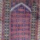 Vintage carpet turkmen belutch afghan 81x123 cm