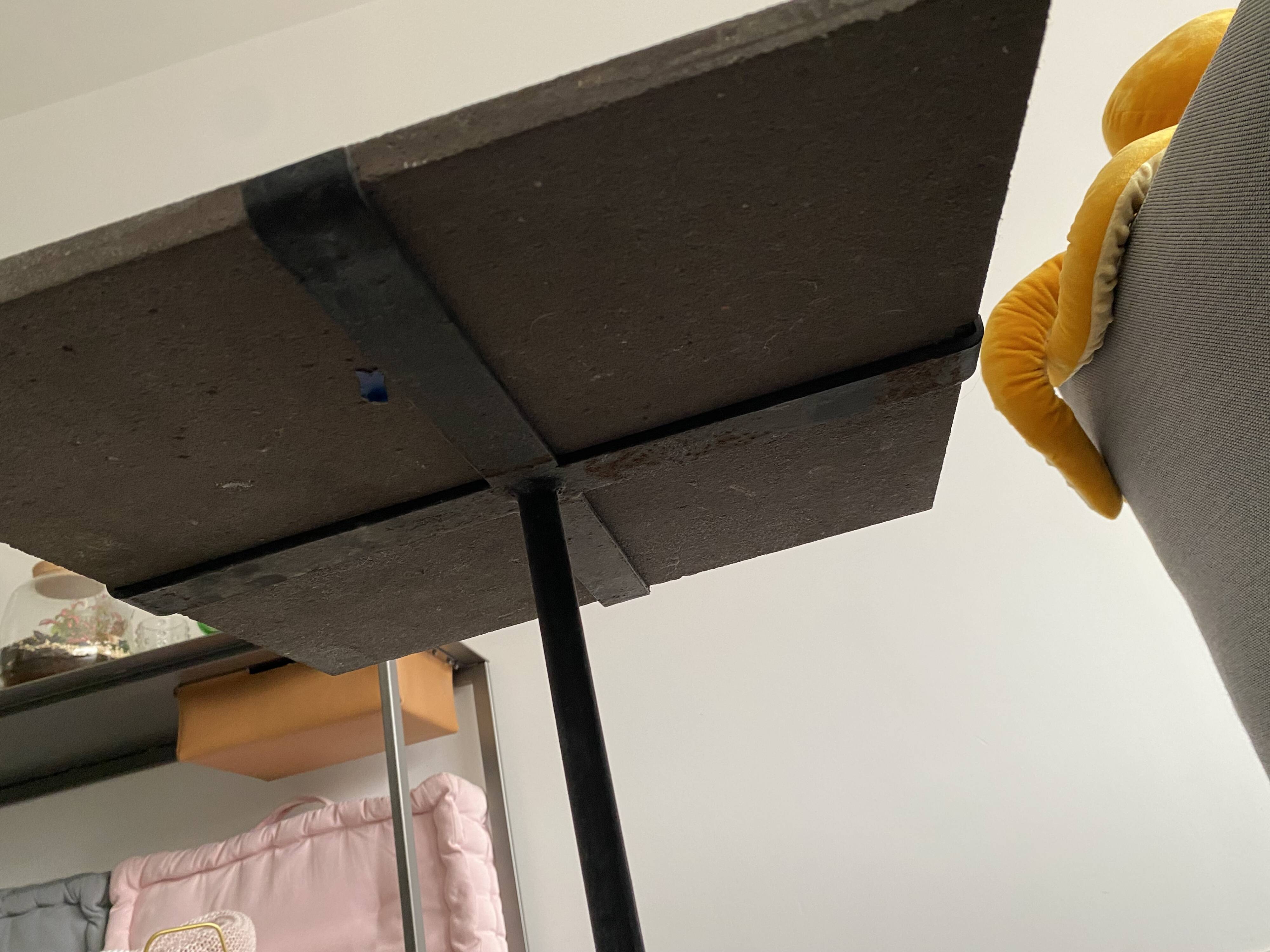 Small Sellette Vintage ceramic end table from the 50s and 60s