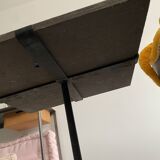 Small Sellette Vintage ceramic end table from the 50s and 60s