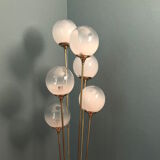 Italian Alberello brass & murano floor lamp