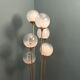 Italian Alberello brass & murano floor lamp