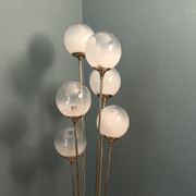 Italian Alberello brass & murano floor lamp