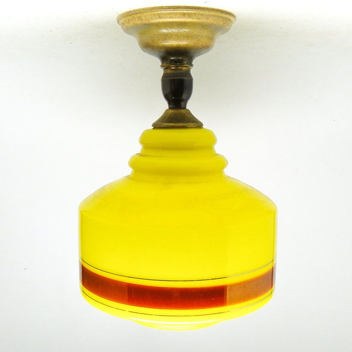 Art Deco pendant lamp, Poland, 1970s