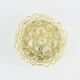 Large Amber Bubble Glass & Brass Ceiling Light By Helena Tynell For Limburg, Germany, 1960s