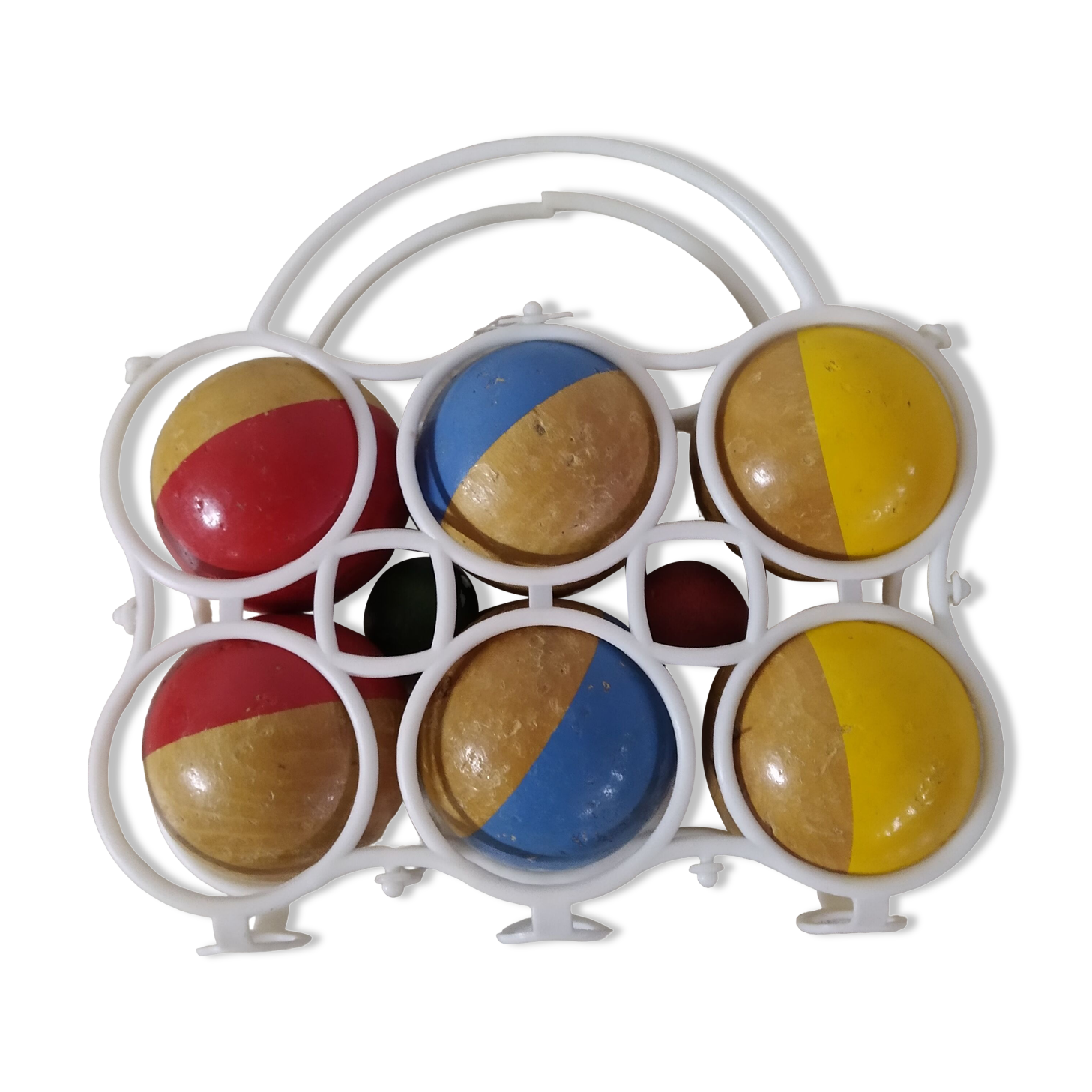 Wooden petanque game