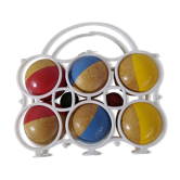 Wooden petanque game