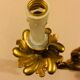 Louis XV Style wall light in gilded bronze from the 20th century decorated with acanthus leaves.