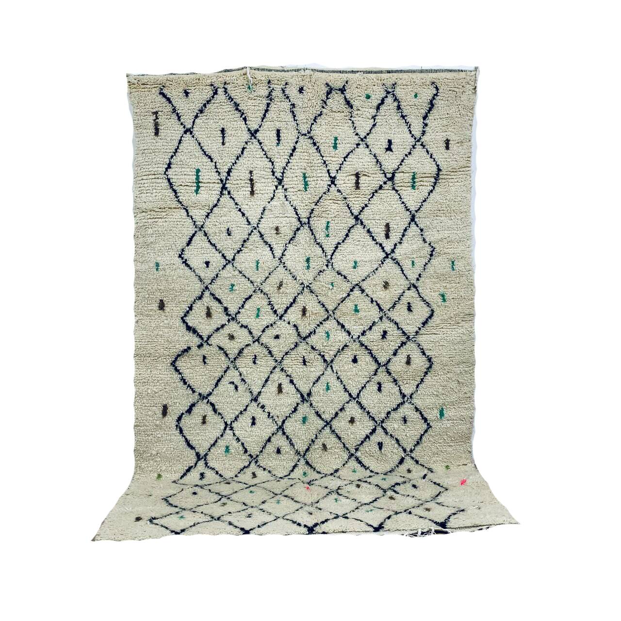 Tapis berbère marocain artisanal fait main 245 X 148 CM