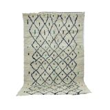 Handmade Moroccan Berber rug 245 X 148 CM