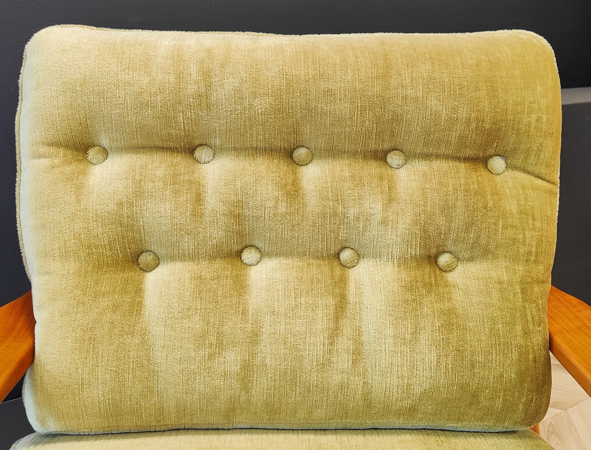 Two mid century armchairs