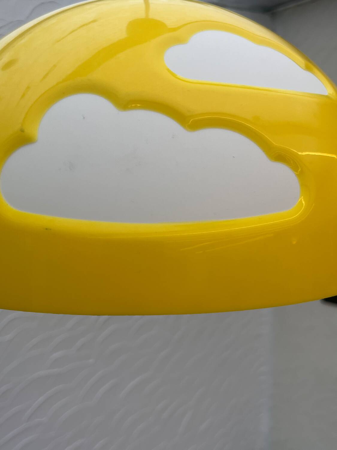 Yellow cloud suspension
