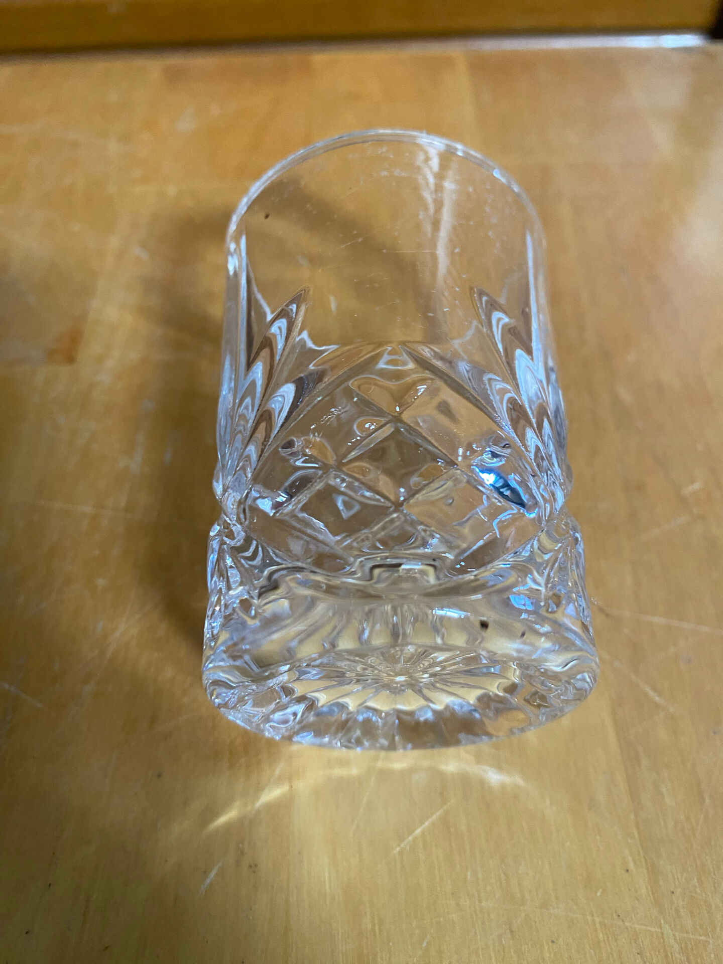 Série De 6 Verres à Shooter Verre Taillé Design Rétro #E390