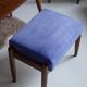 Pair of vintage purple stools from the mid-century, Edmund Homa, 1960s.