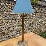 Ancienne Lampe colonne en laiton
