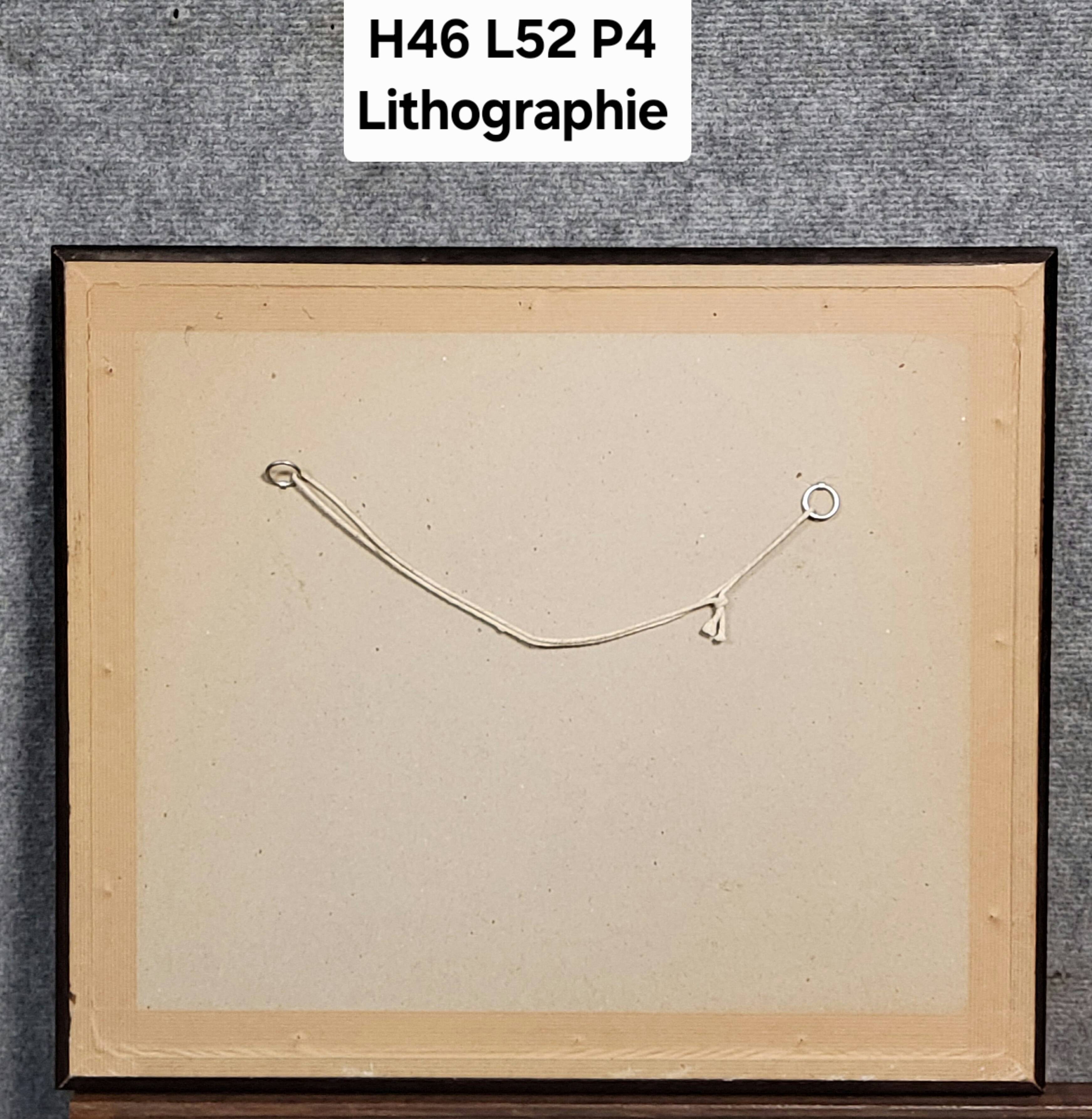 Charming late 19th-century watercolor depicting a peaceful mountain village