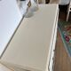 Vintage chest of drawers restored in white painted wood
