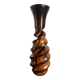 Carved mango wood vase