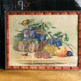 Watercolor still life fruits