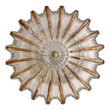 Herda glass wall lamp or ceiling lamp, 1970’s