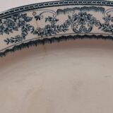 Old oval dish Manufacture Impériale et royale Belgium model Nimy