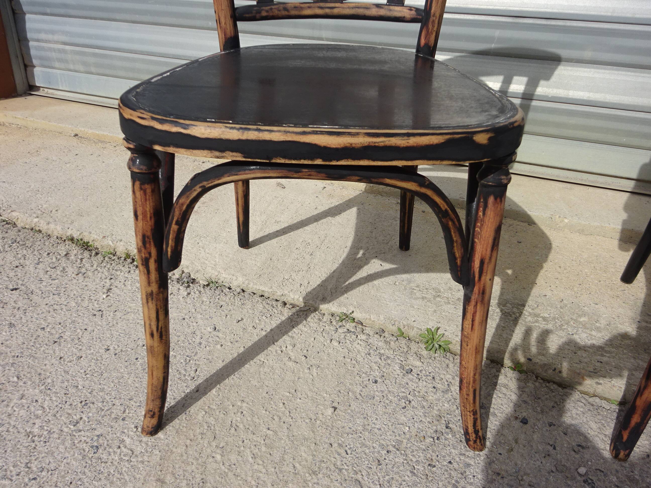 Baumann salon, armchair, bench and bistro chair