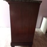 Cuban mahogany chest of drawers Return from Egypt Empire early 19th century