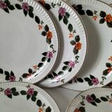 Sarreguemines DV France dessert plates Jeannette model