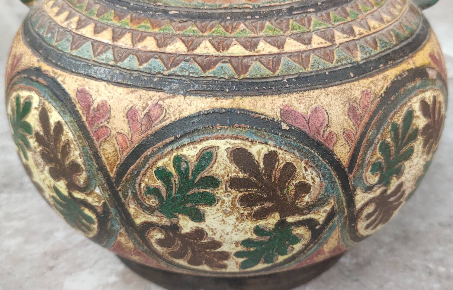Antique large amphora vase Montopoli Arno Italy