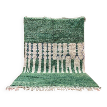Tapis en laine pure fait main traditionnelle taille 150 x 250 cm