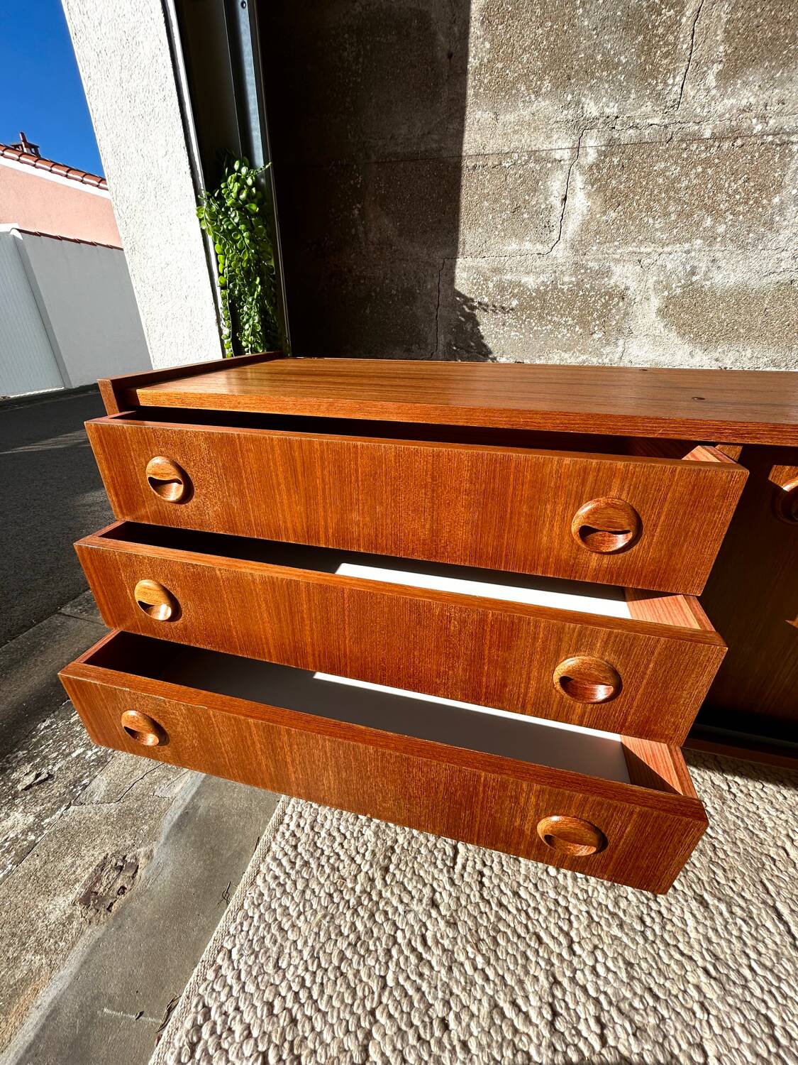 Vintage Scandinavian teak sideboard - 1960s/70s